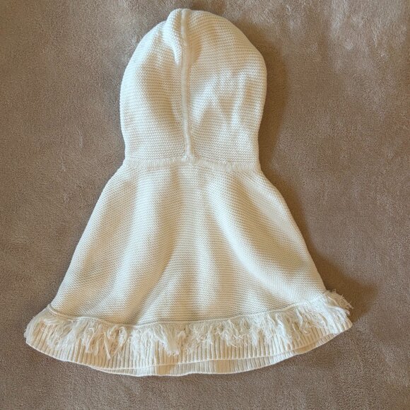 GAP Baby Girl's HOODED PONCHO and PANTS Size 18-24 Mth in color Cream - Picture 4 of 6